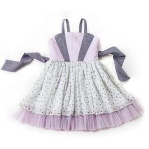 Well Dressed Wolf Star Superhero Tunic Set Lavender Size 6 NWT